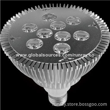 PAR30 LED Bulb, 9W, 85-265V AC or 12V DC/80-110lm/W/High Brightness/Easy Installation/Good Heatsink